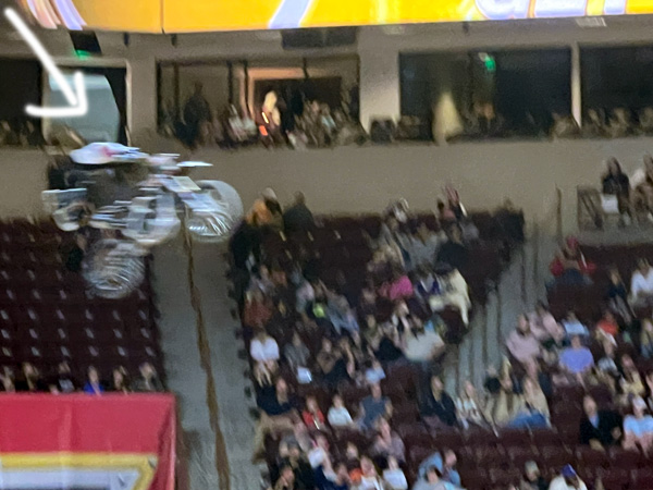 biker in the air at Monster Jam