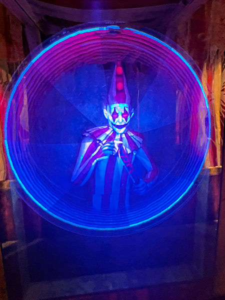 scary Halloween clown