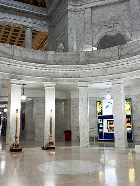 inside The West Virginia Capitol Buildin