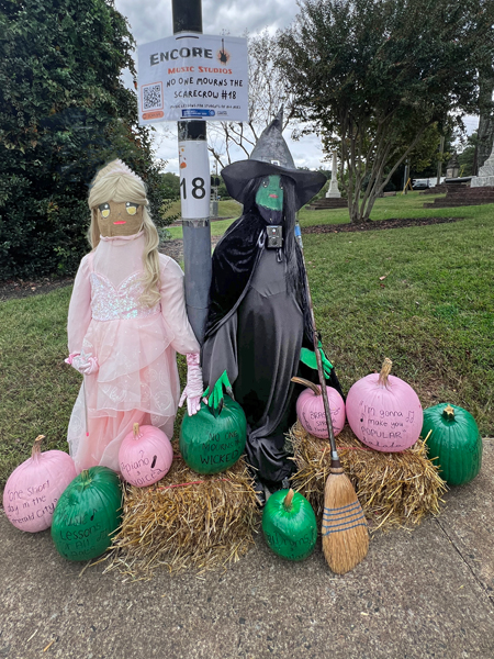 Encore Music Studios scarecrows