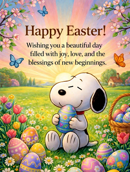 Happy Easter sign