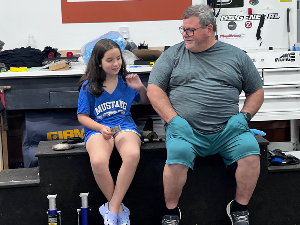 Gabby and her grandfather