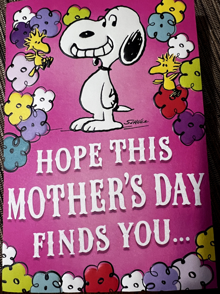 Mother's Day card