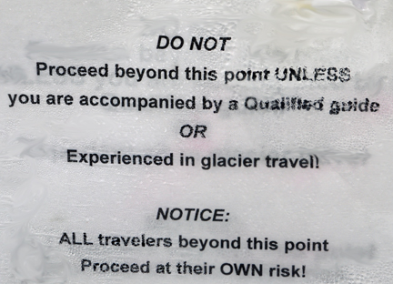 sign - proceed at your own risk