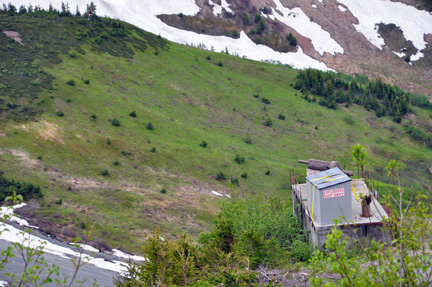 building with explosives to prevent avalanches