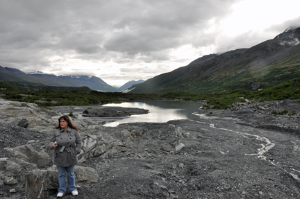 looking back down at the loake