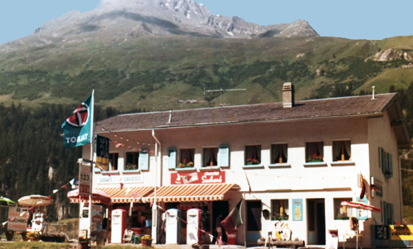 restaurant in the Italian Alps