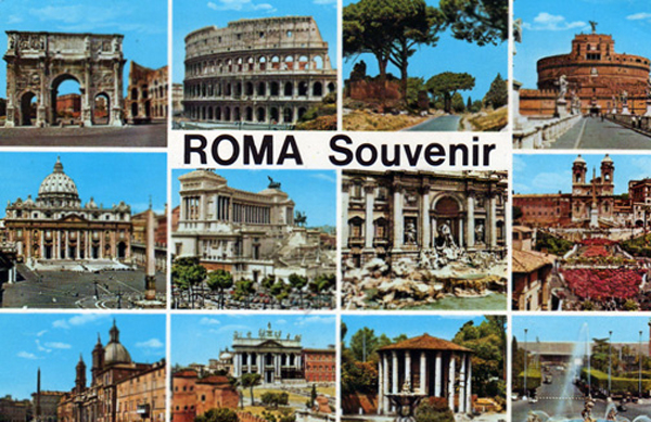 Rome postcard