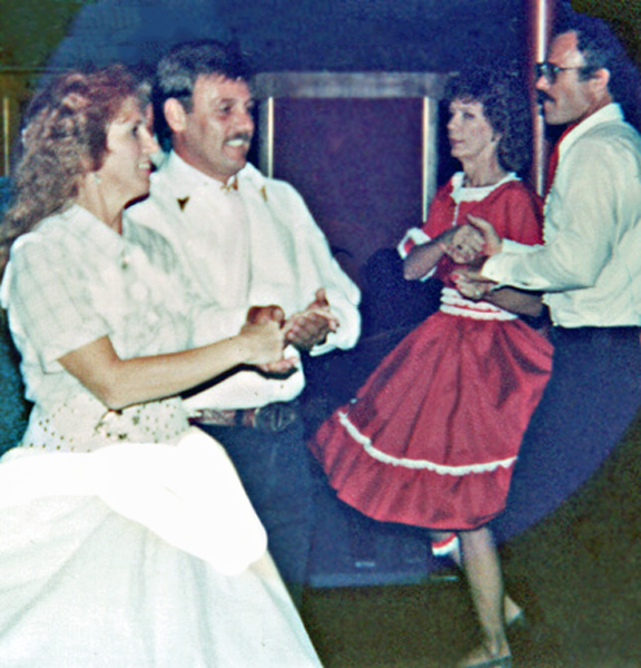 Karen Duquette square dancin