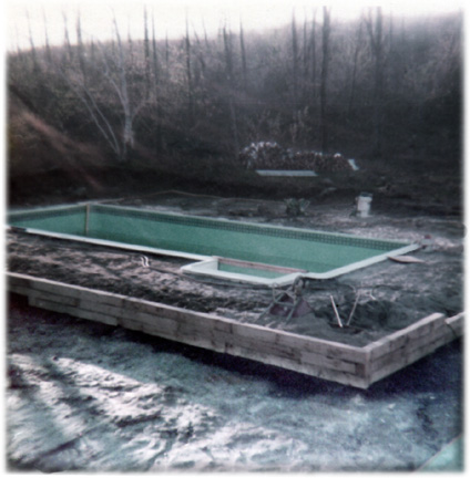 the swimming pool