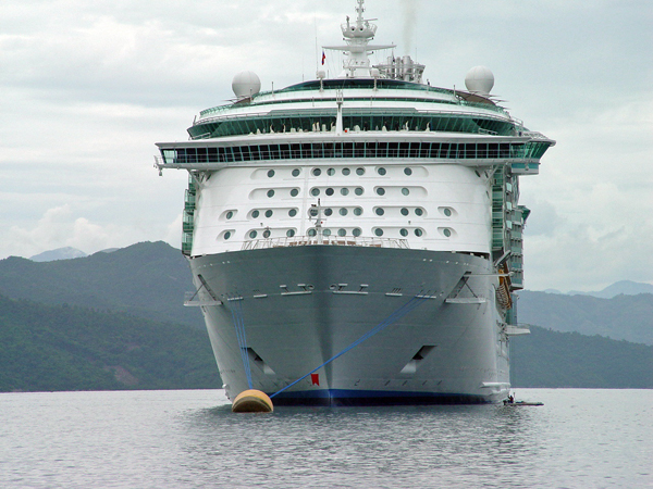 The Liberty of the Seas in Labadee, Haiti