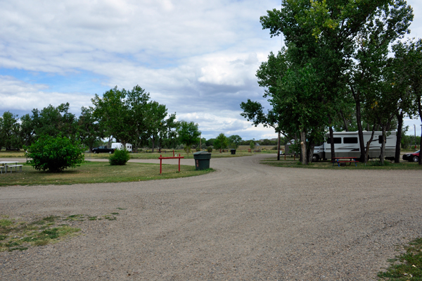 the entry road