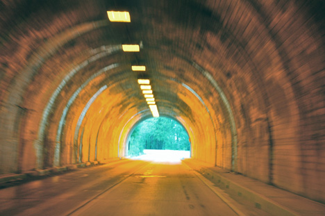 exiting the tunnel