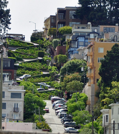 crazy streets in San Francisco