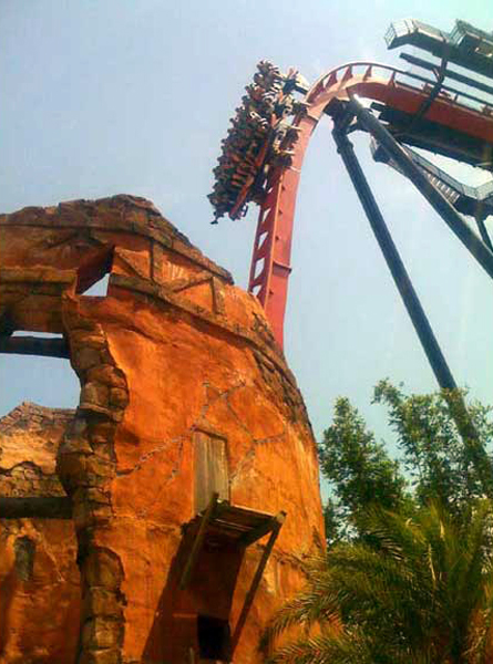 karen on roller coaster